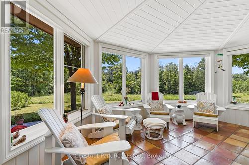 GORGEOUS 4-SEASON SUN ROOM - 600380 Sideroad 50 N, Chatsworth, ON - Outdoor With Deck Patio Veranda With Exterior