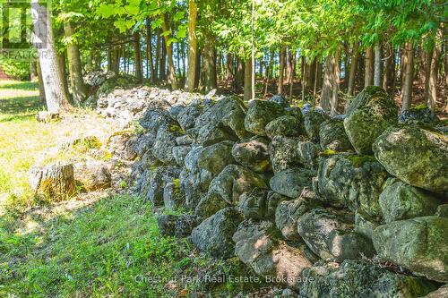 PROPERTY FEATURES - FIELD STONE WALL - 600380 Sideroad 50 N, Chatsworth, ON - Outdoor