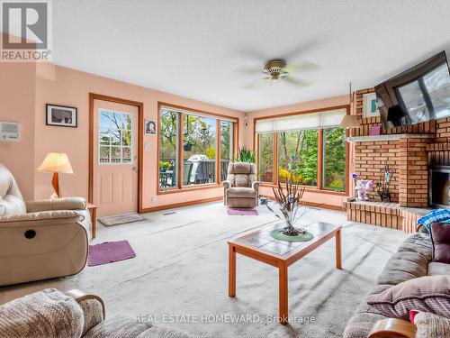 38 Centennial Road, Toronto, ON - Indoor Photo Showing Living Room With Fireplace
