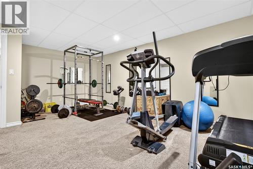 66 Everton Crescent, Moose Jaw, SK - Indoor Photo Showing Gym Room