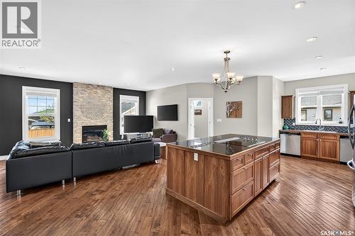 66 Everton Crescent, Moose Jaw, SK - Indoor With Fireplace