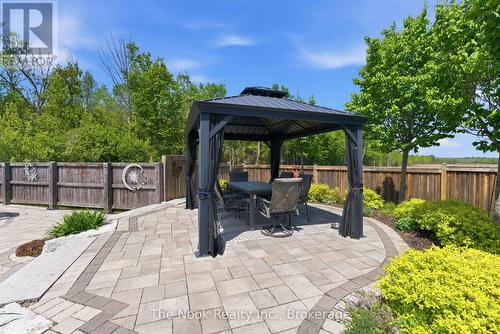 Gazebo perfect for outdoor dinners. - 1205 Zion Road, Kawartha Lakes (Mariposa), ON - Outdoor With Deck Patio Veranda With Backyard