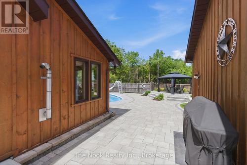 Perfectly designed yard. - 1205 Zion Road, Kawartha Lakes (Mariposa), ON - Outdoor With In Ground Pool