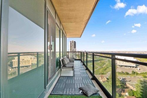 1702-100 John Street, Brampton, ON - Outdoor With Balcony With View With Exterior