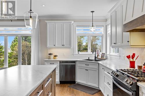 9 Mitchview Estates, Conception Bay South, NL - Indoor Photo Showing Kitchen With Stainless Steel Kitchen With Double Sink With Upgraded Kitchen