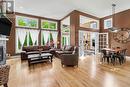 12' Ceilings - 766 Du Rivage Street, Clarence-Rockland, ON  - Indoor Photo Showing Living Room With Fireplace 