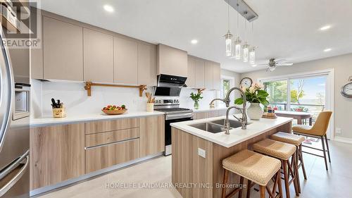 B735 Cedar Beach Road, Brock, ON - Indoor Photo Showing Kitchen With Double Sink With Upgraded Kitchen