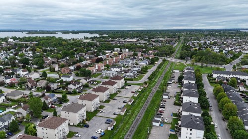Aerial View - 001-2860 Rue Montcalm, Vaudreuil-Dorion, QC - Outdoor With View