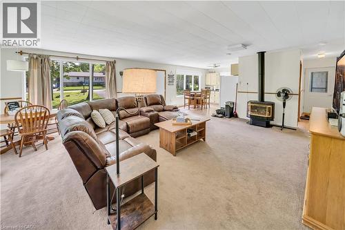 79 Mapleport Crescent, Sauble Beach, ON - Indoor Photo Showing Living Room With Fireplace