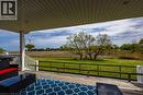 View of Sandusk Creek and Lake Erie from the back deck - 2 Hickory Hollow, Nanticoke, ON  - Outdoor With Deck Patio Veranda 