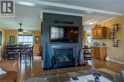 2 Hickory Hollow, Nanticoke, ON - Indoor Photo Showing Living Room With Fireplace