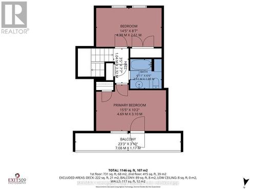 Second Floor Plan - 2 Ridout Court, Tiny, ON - Other