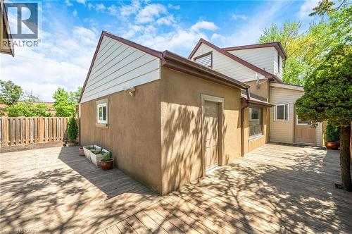 1 Galbraith Drive, Hamilton, ON - Outdoor With Deck Patio Veranda With Exterior