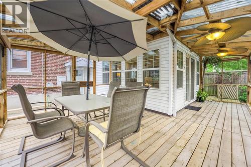 333 Cameron Street, Sarnia, ON - Outdoor With Deck Patio Veranda With Exterior