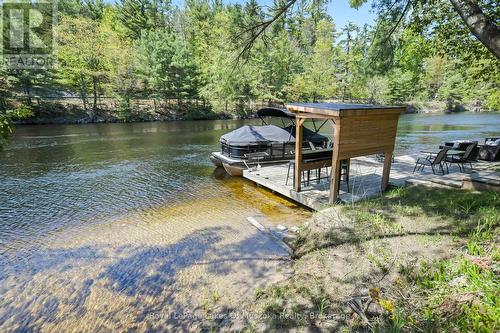 New Tiki Bar at the water - 204 Beaumont Drive, Bracebridge (Muskoka (N)), ON - Outdoor With Body Of Water With View