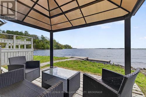 1295 Highway 2, Kingston (Kingston East (Incl Cfb Kingston)), ON - Outdoor With Body Of Water With Deck Patio Veranda With Exterior