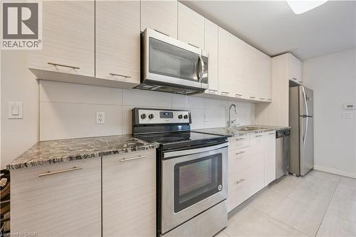 251 Hemlock Street Unit# 201, Waterloo, ON - Indoor Photo Showing Kitchen