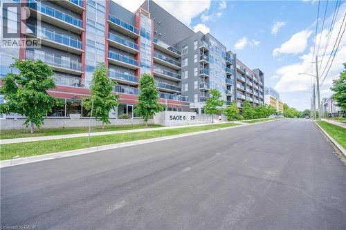 251 Hemlock Street Unit# 201, Waterloo, ON - Outdoor With Balcony With Facade