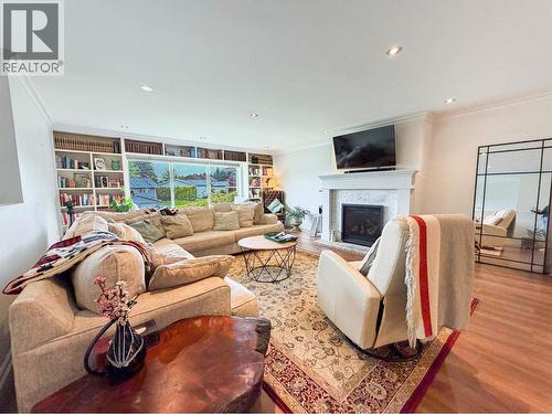 87 Angle Street, Kitimat, BC - Indoor Photo Showing Living Room With Fireplace