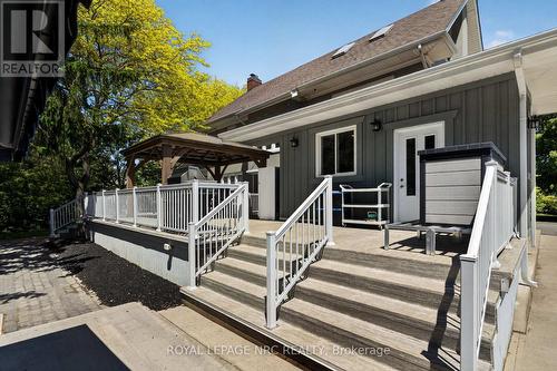 Back decking. WOW! - 260 Main Street E, Grimsby (Grimsby East), ON - Outdoor With Deck Patio Veranda