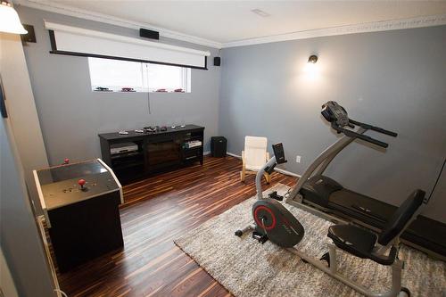 64 Kersey Bay, Winnipeg, MB - Indoor Photo Showing Gym Room