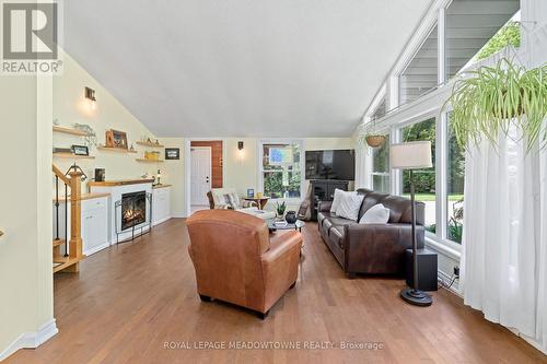 12072 Sixth Line, Halton Hills, ON - Indoor Photo Showing Living Room With Fireplace