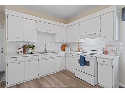 663 Brock Street, Windsor, ON - Indoor Photo Showing Kitchen With Double Sink