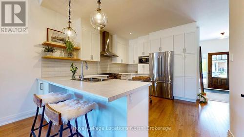 Kitchen - 70 Plewes Drive, Collingwood, ON - Indoor Photo Showing Kitchen With Double Sink