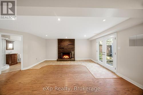 79 Ann Street, Hamilton (Dundas), ON - Indoor Photo Showing Living Room With Fireplace