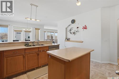 3714 Sandringham Road E, Regina, SK - Indoor Photo Showing Kitchen With Double Sink