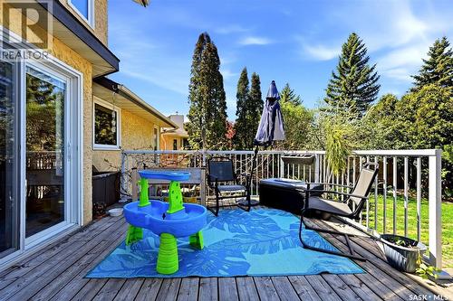 3731 Selinger Crescent, Regina, SK - Outdoor With Deck Patio Veranda With Exterior