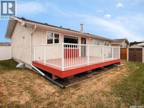 95 Pappas Crescent, Regina, SK - Outdoor With Deck Patio Veranda With Exterior