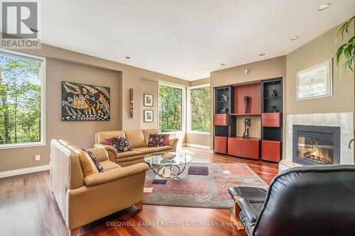 3 Mission Inn Grove, Ottawa, ON - Indoor Photo Showing Living Room With Fireplace
