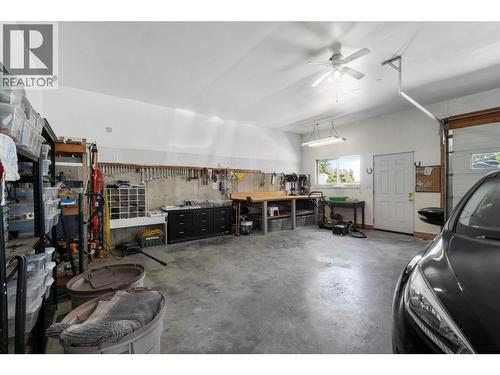 Workshop space in larger garage side - 5641 50 Street Nw, Salmon Arm, BC - Indoor Photo Showing Garage