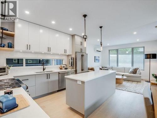 514 Robson Street Unit# B, Nelson, BC - Indoor Photo Showing Kitchen With Double Sink With Upgraded Kitchen