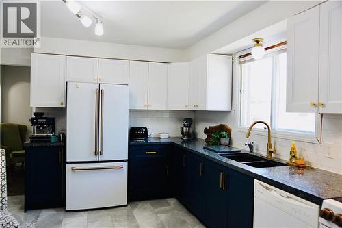 21 Deschene Avenue, Hamilton, ON - Indoor Photo Showing Kitchen With Double Sink
