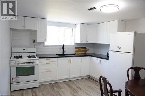 21 Deschene Avenue, Hamilton, ON - Indoor Photo Showing Kitchen With Double Sink