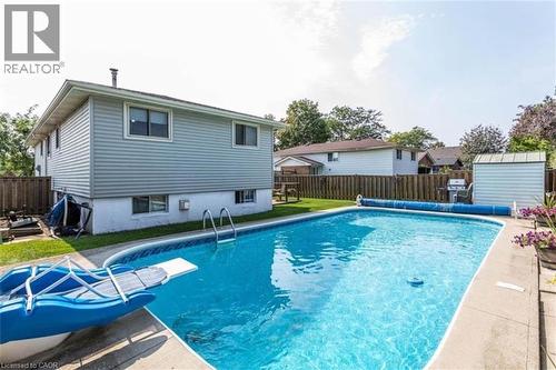 87 Locheed Drive Unit# Upper, Hamilton, ON - Outdoor With In Ground Pool