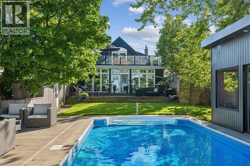 573 Beach Boulevard, Hamilton, ON - Outdoor With In Ground Pool With Deck Patio Veranda