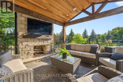 102 Concession 11 E, Hamilton, ON -  With Fireplace With Exterior