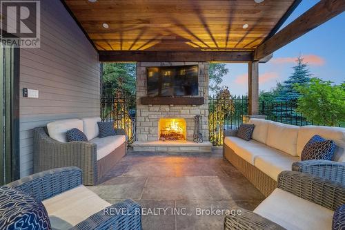 102 Concession 11 E, Hamilton, ON -  With Fireplace With Deck Patio Veranda With Exterior