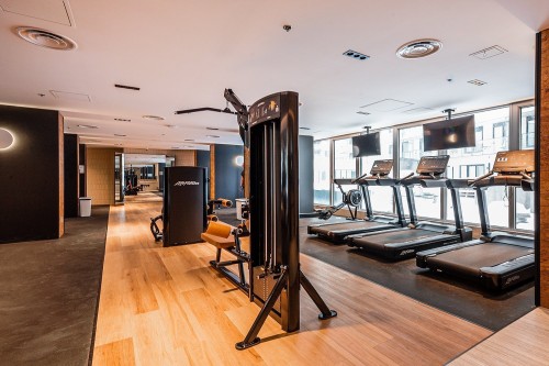 Salle d'exercice - 1259-101 Rue Peel, Montréal (Le Sud-Ouest), QC - Indoor Photo Showing Gym Room