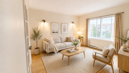 Living Room - 1419 Rue Rolland, Montréal (Verdun/Île-Des-Soeurs), QC - Indoor Photo Showing Living Room