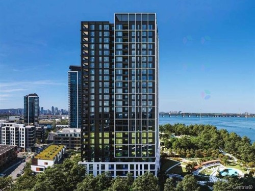 Front of Structure - 412-399 Rue De La Rotonde, Montréal (Verdun/Île-Des-Soeurs), QC - Outdoor With Body Of Water