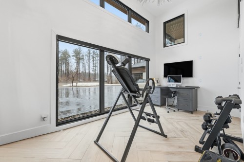 Bureau - 168 Ch. Des Sables, L'Ange-Gardien, QC - Indoor Photo Showing Gym Room