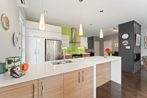 Kitchen - 155 Rue Du Nénuphar, Cowansville, QC - Indoor Photo Showing Kitchen With Double Sink With Upgraded Kitchen