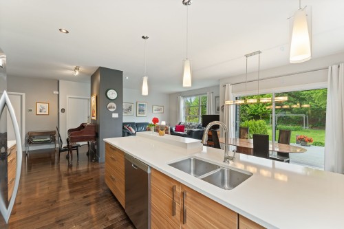 Overall view - 155 Rue Du Nénuphar, Cowansville, QC - Indoor Photo Showing Kitchen With Double Sink