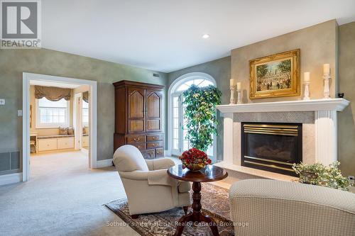 7781 Poplar Side Road, Clearview, ON - Indoor Photo Showing Living Room With Fireplace