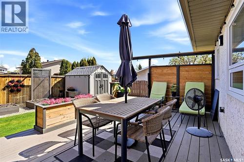 10 Louise Crescent, Regina, SK - Outdoor With Deck Patio Veranda With Exterior