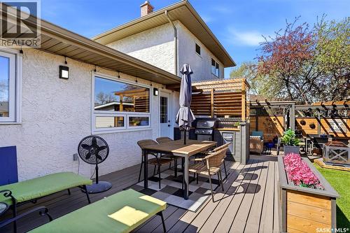 10 Louise Crescent, Regina, SK - Outdoor With Deck Patio Veranda With Exterior